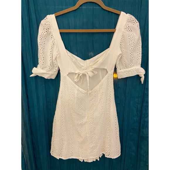 NWOT 12th Tribe Last Dance White Eyelet Dress - Picture 3 of 4